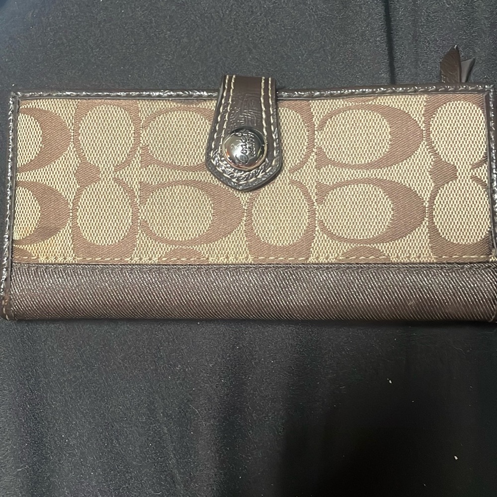 Coach slim wallet